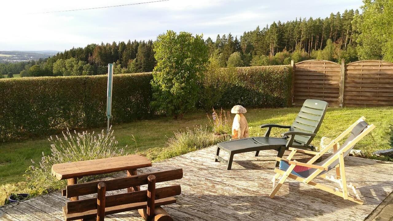 Ferienwohnung Steinwald Auslaeufer Mit Blick Auf Koesseine Waldershof Екстериор снимка